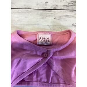 Chloe Louise Pink Infant Brushed Cropped Cardigan 3–6 Months